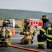192nd Firefighting Team Detachment training