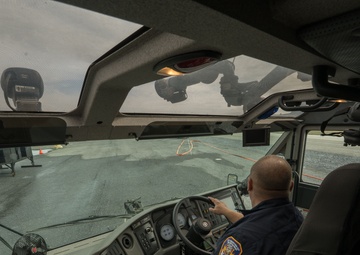192nd Firefighting Team Detachment training