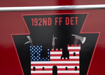 192nd Firefighting Team Detachment training