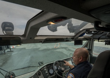 192nd Firefighting Team Detachment training