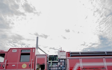 192nd Firefighting Team Detachment training