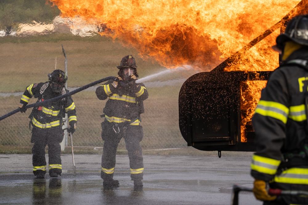 Fire and Emergency Services Annual Aircraft Live-Fire Training