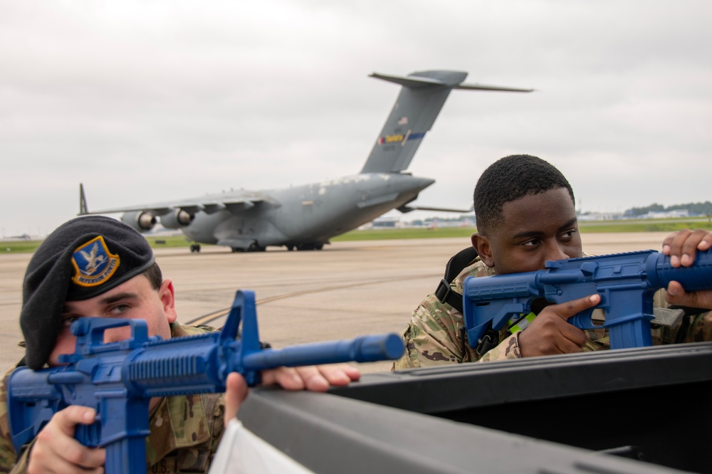 145th Airlift Wing trains with Charlotte emergency responders