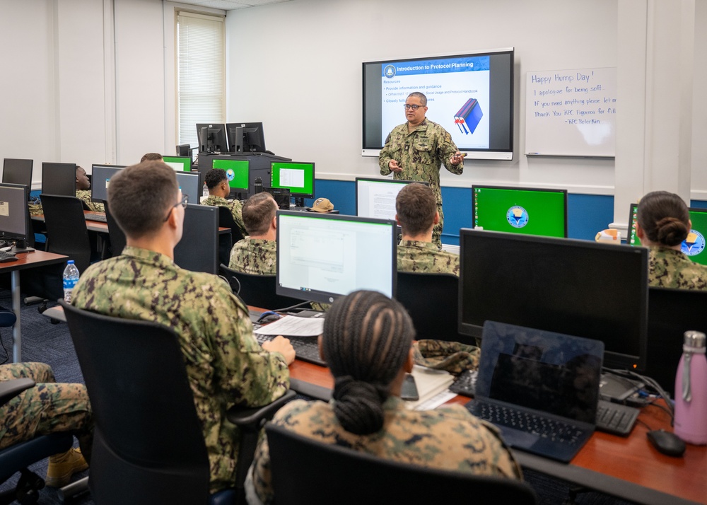 Sept. 17, 2025 -- Naval Chaplaincy School holds courses for Chaplains and Religious Program Specialists