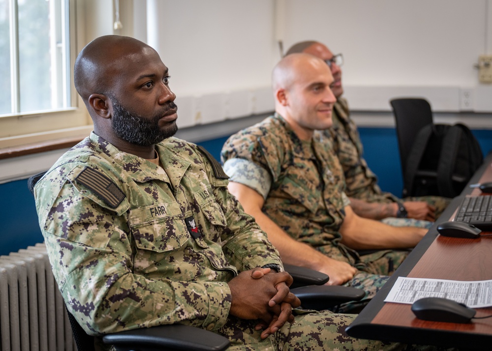 Sept. 17, 2025 -- Naval Chaplaincy School holds courses for Chaplains and Religious Program Specialists