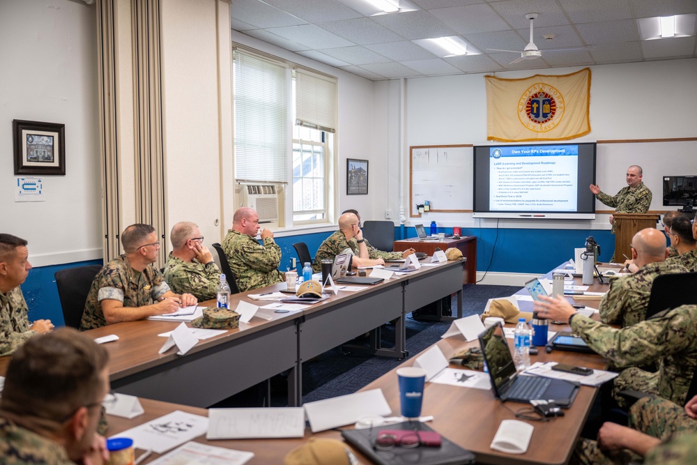 Sept. 17, 2025 -- Naval Chaplaincy School holds courses for Chaplains and Religious Program Specialists