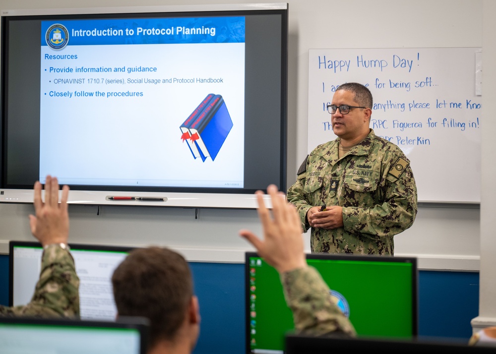 Sept. 17, 2025 -- Naval Chaplaincy School holds courses for Chaplains and Religious Program Specialists