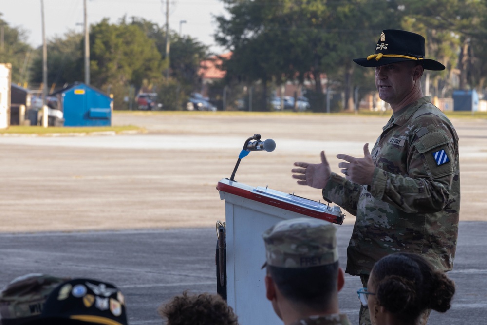 3-17 Change of responsibility ceremony