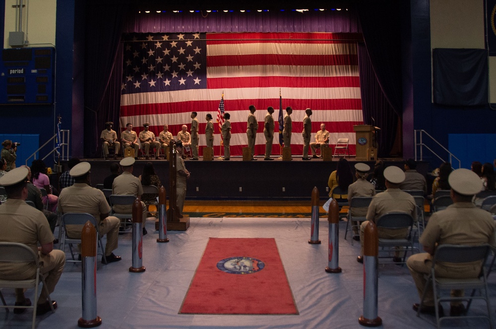 USS Ronald Reagan Advances 5 Chief Petty Officers