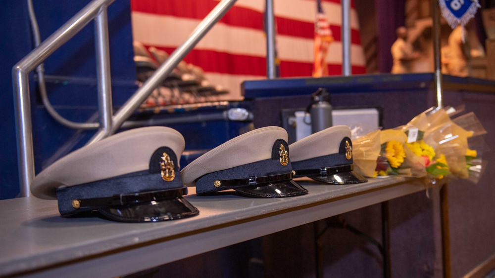 USS Ronald Reagan Advances 5 Chief Petty Officers