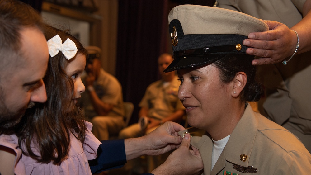 USS Ronald Reagan Advances 5 Chief Petty Officers