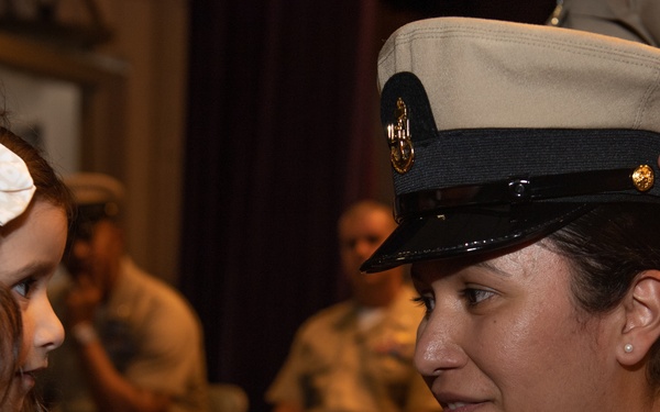 USS Ronald Reagan Advances 5 Chief Petty Officers