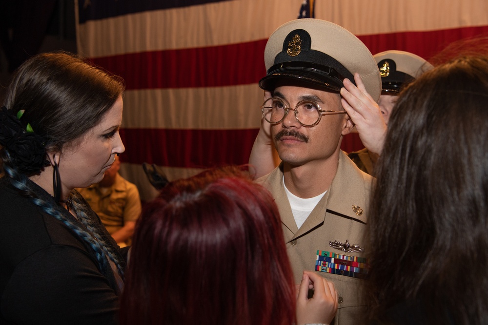 USS Ronald Reagan Advances 5 Chief Petty Officers