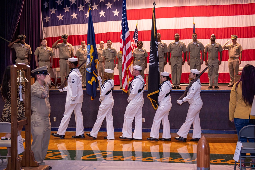USS Ronald Reagan Advances 5 Chief Petty Officers