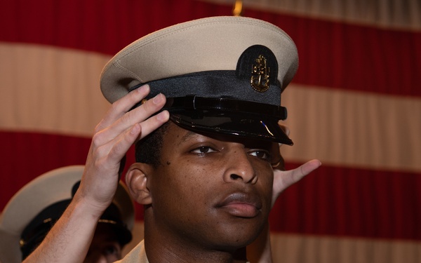 USS Ronald Reagan Advances 5 Chief Petty Officers