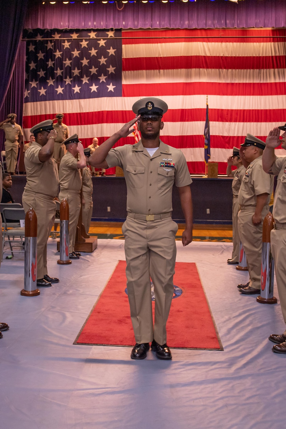 USS Ronald Reagan Advances 5 Chief Petty Officers