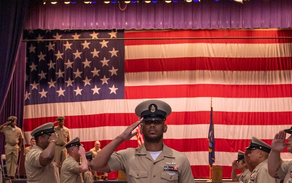 USS Ronald Reagan Advances 5 Chief Petty Officers