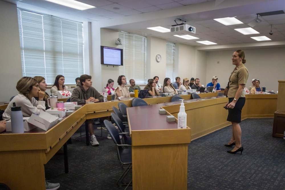 Marines Host Opening Statements Competition at Bowen Law School