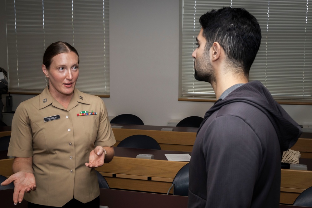 Marines Host Opening Statements Competition at Bowen Law School