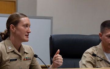 Marines Host Opening Statements Competition at Bowen Law School
