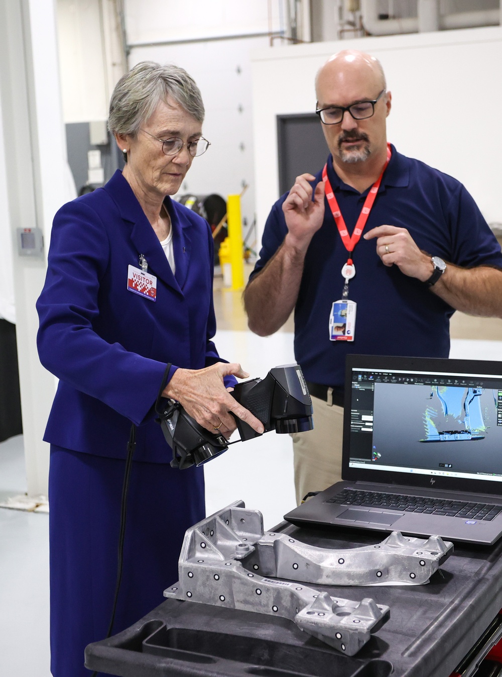 Former Secretary of the Air Force visits Air Force Rapid Sustainment Office