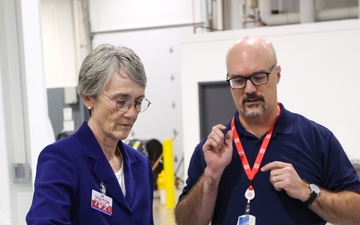 Former Secretary of the Air Force visits Air Force Rapid Sustainment Office