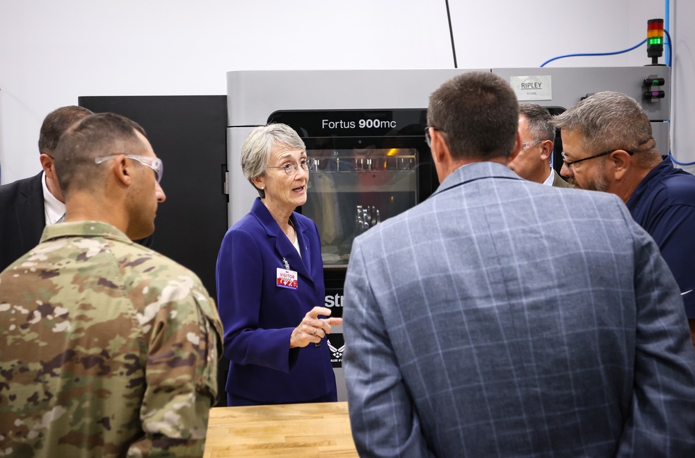 Former Secretary of the Air Force visits Air Force Rapid Sustainment Office