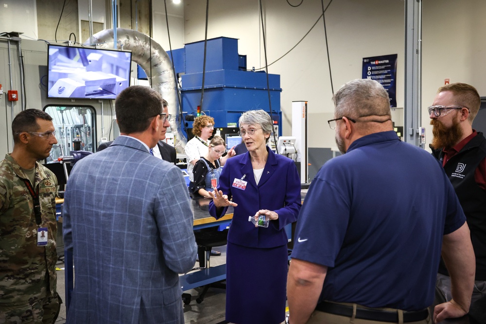Former Secretary of the Air Force visits Air Force Rapid Sustainment Office
