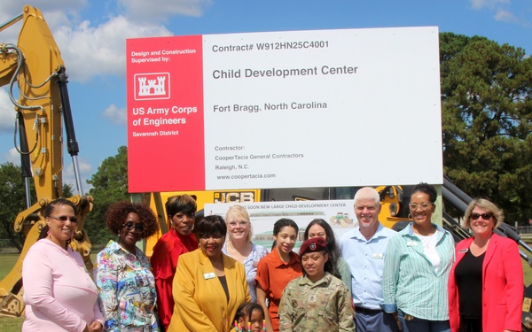 Fort Bragg Breaks Ground on Largest Child Development Center