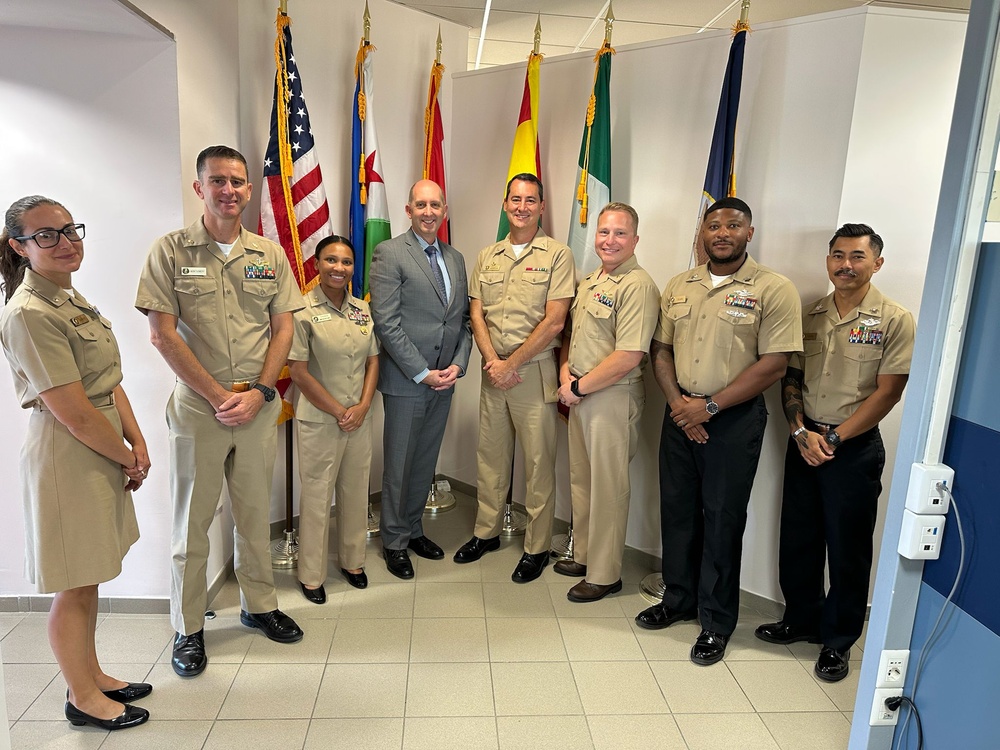 Acting Assistant Secretary of War for Health Affairs Visits NAMRU EURAFCENT at Naval Air Station Sigonella