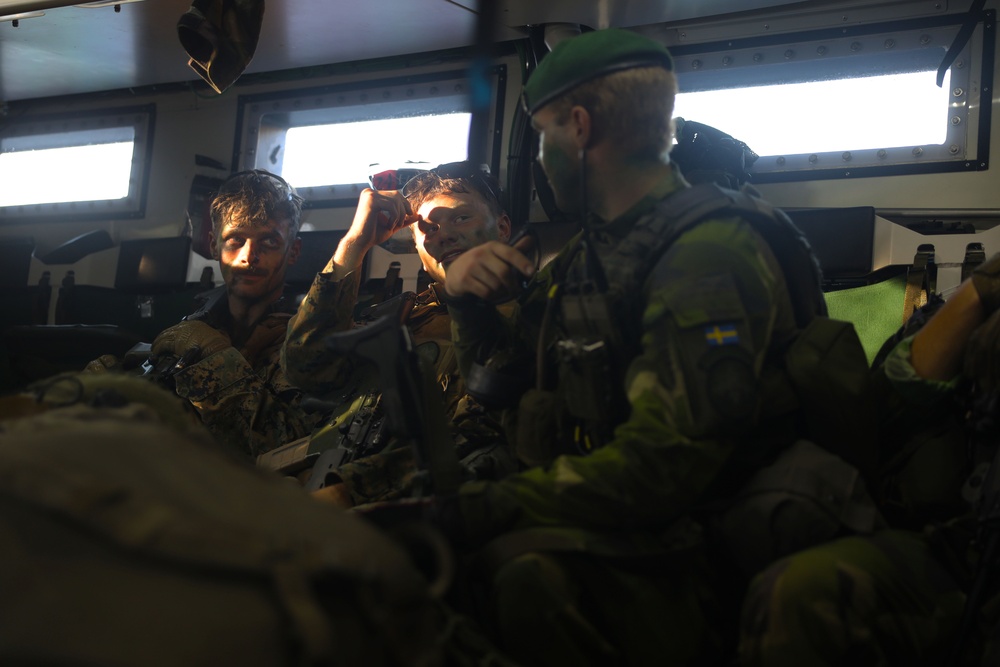 U.S. Marines, Swedish forces sharpen littoral combat capabilities