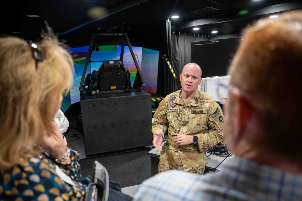 Chamber West visits UTARNG Army Aviation Services Facility