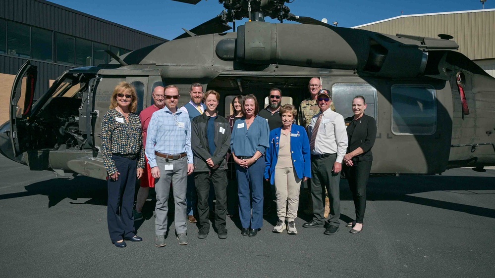 Chamber West visits UTARNG Army Aviation Services Facility