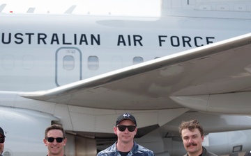 E-7A Wedgetail flies from a land down under to support 2025 Joint Base Andrews Air Show