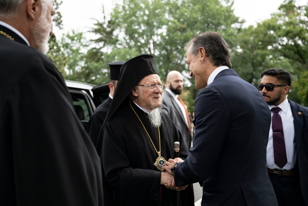 His All-Holiness Ecumenical Patriarch Bartholomew Visits ANC
