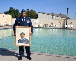 Portrait from Iszard Pool presented to family