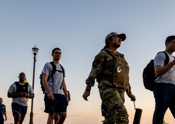 ALS students ruck with senior leaders