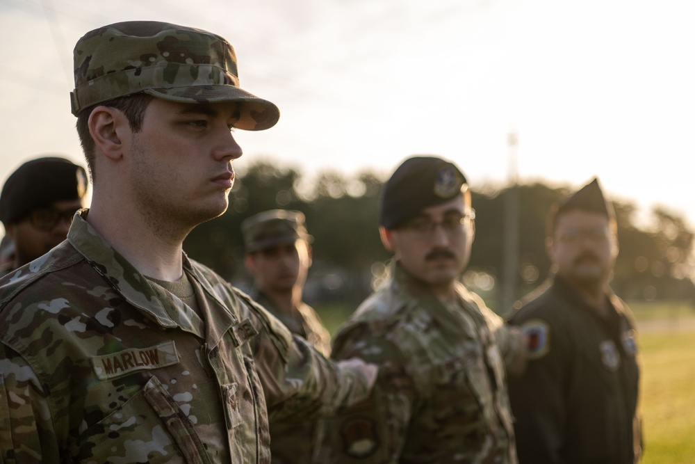 ALS students demonstrate professionalism through military tradition