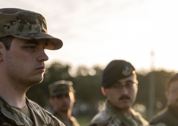 ALS students demonstrate professionalism through military tradition