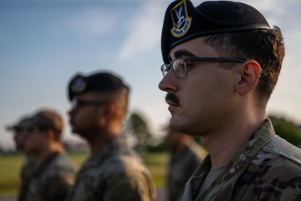 ALS students demonstrate professionalism through military tradition