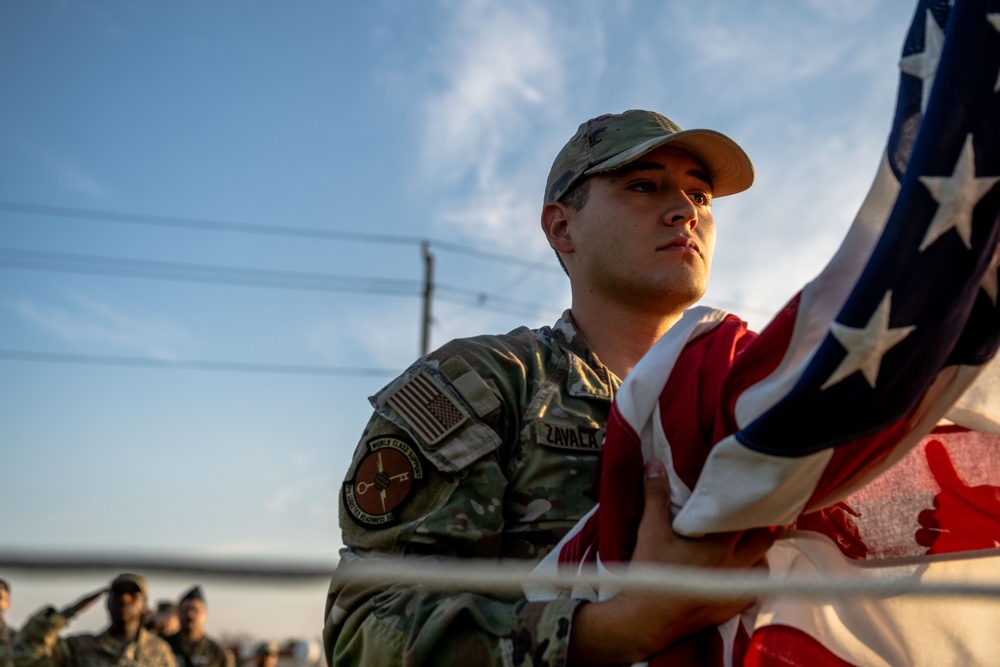 ALS students demonstrate professionalism through military tradition