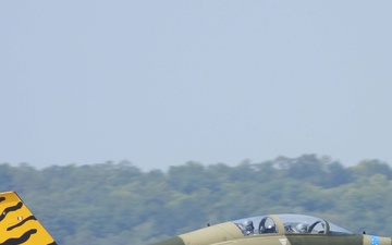 Aircraft take off at Rosecrans