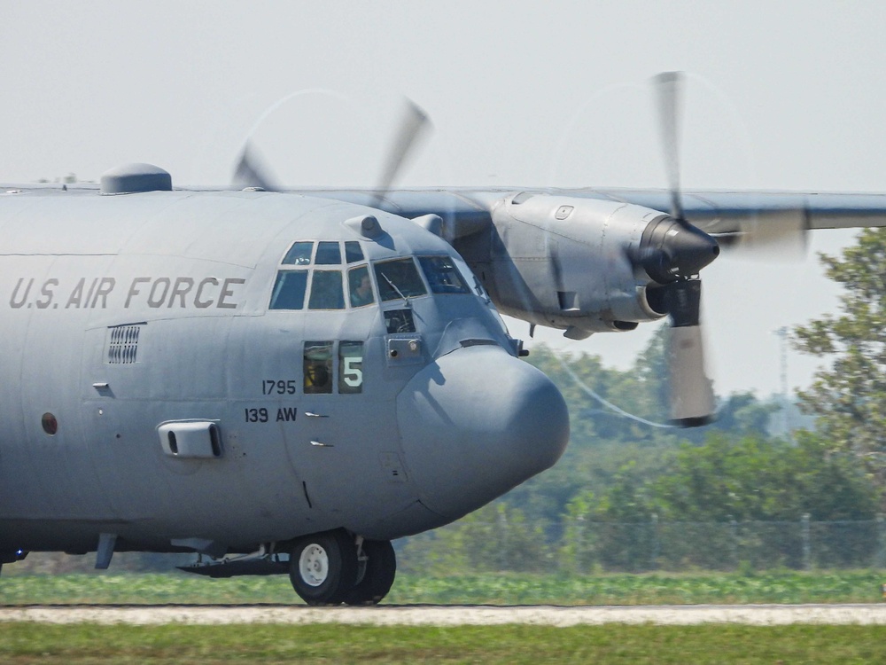 Aircraft take off at Rosecrans