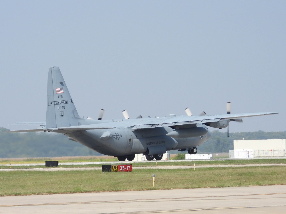 Aircraft take off at Rosecrans