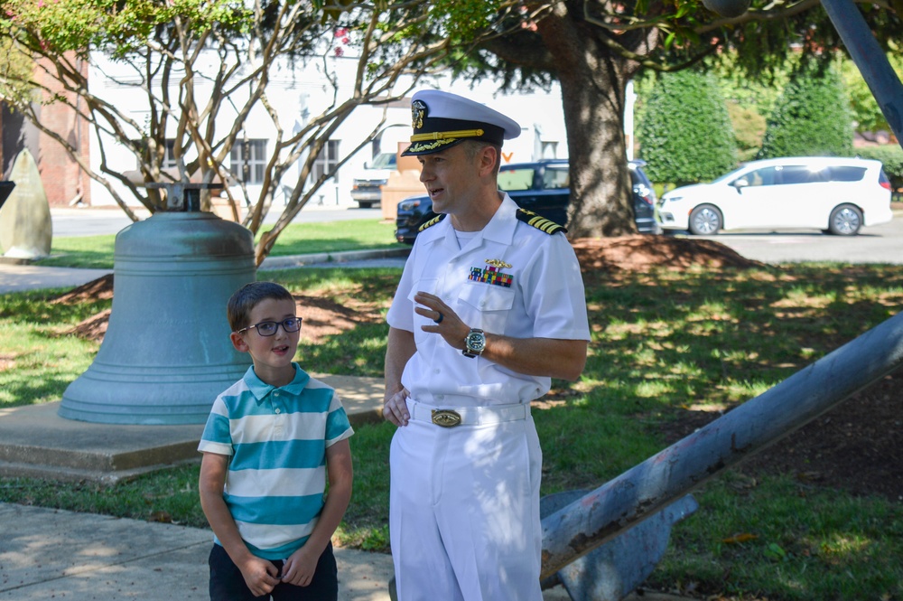 Strategic Systems Programs Holds Promotion Ceremony for Missile Branch Head Capt. Justin Stepanchick