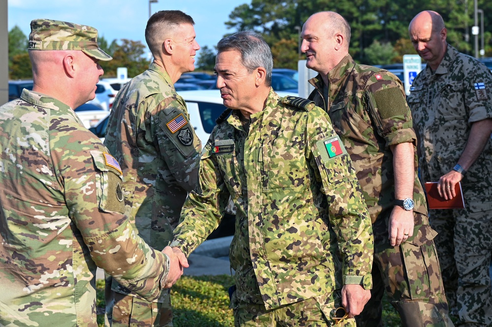 USASAC CG greets international partners