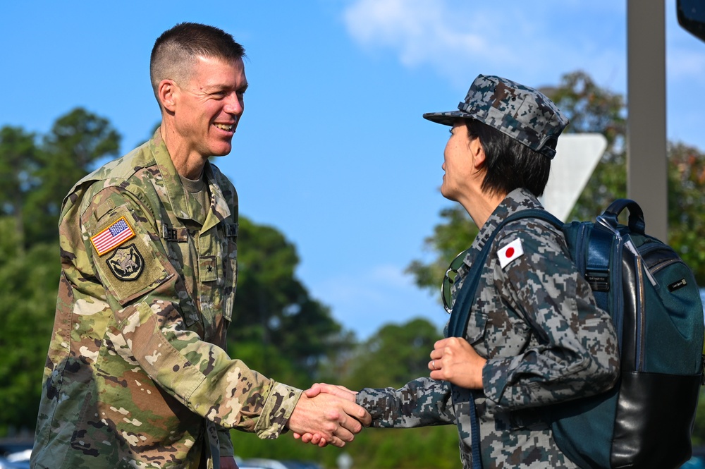 USASAC CG greets international partners