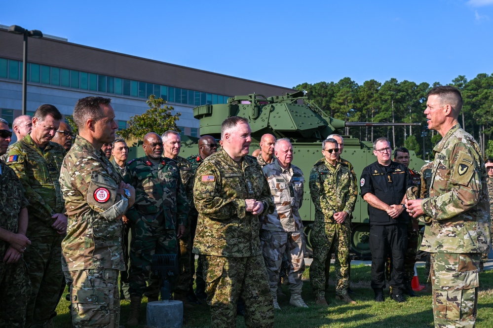 USASAC CG greets international partners