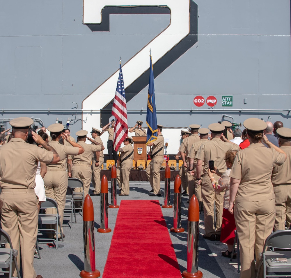 USS Essex chief petty officer pinning ceremony FY 26