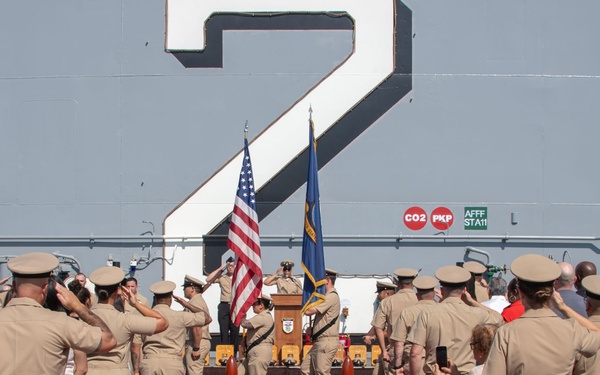 USS Essex chief petty officer pinning ceremony FY 26